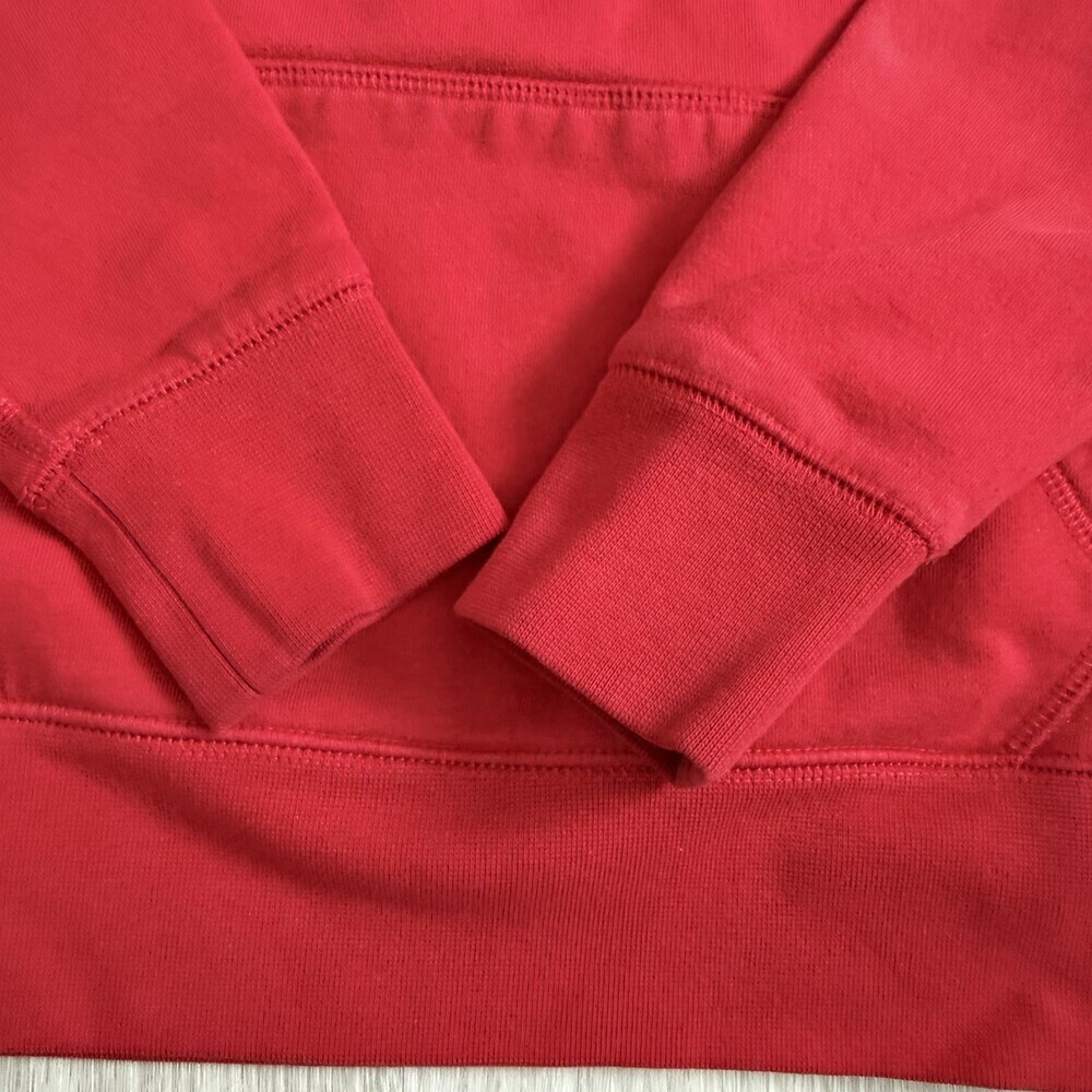 Roots Canada Hoodie Sweatshirt Unisex XXS Pullover Red EUC - Picture 3 of 11